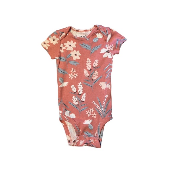 3 Pack Girls 3-6M Short Sleeve Onesies Bundle - Picture 2 of 5